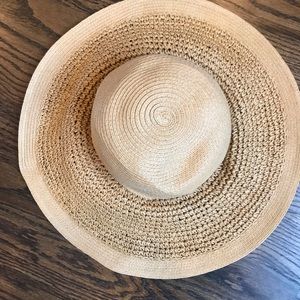 J. Crew straw beach hat